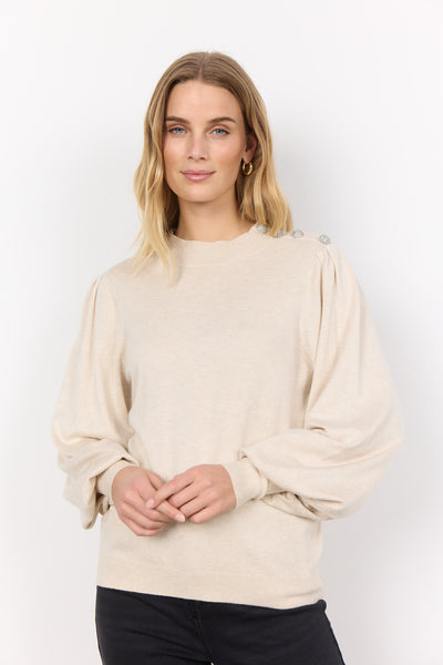 SC-DOLLIE 745 Pullover Creme