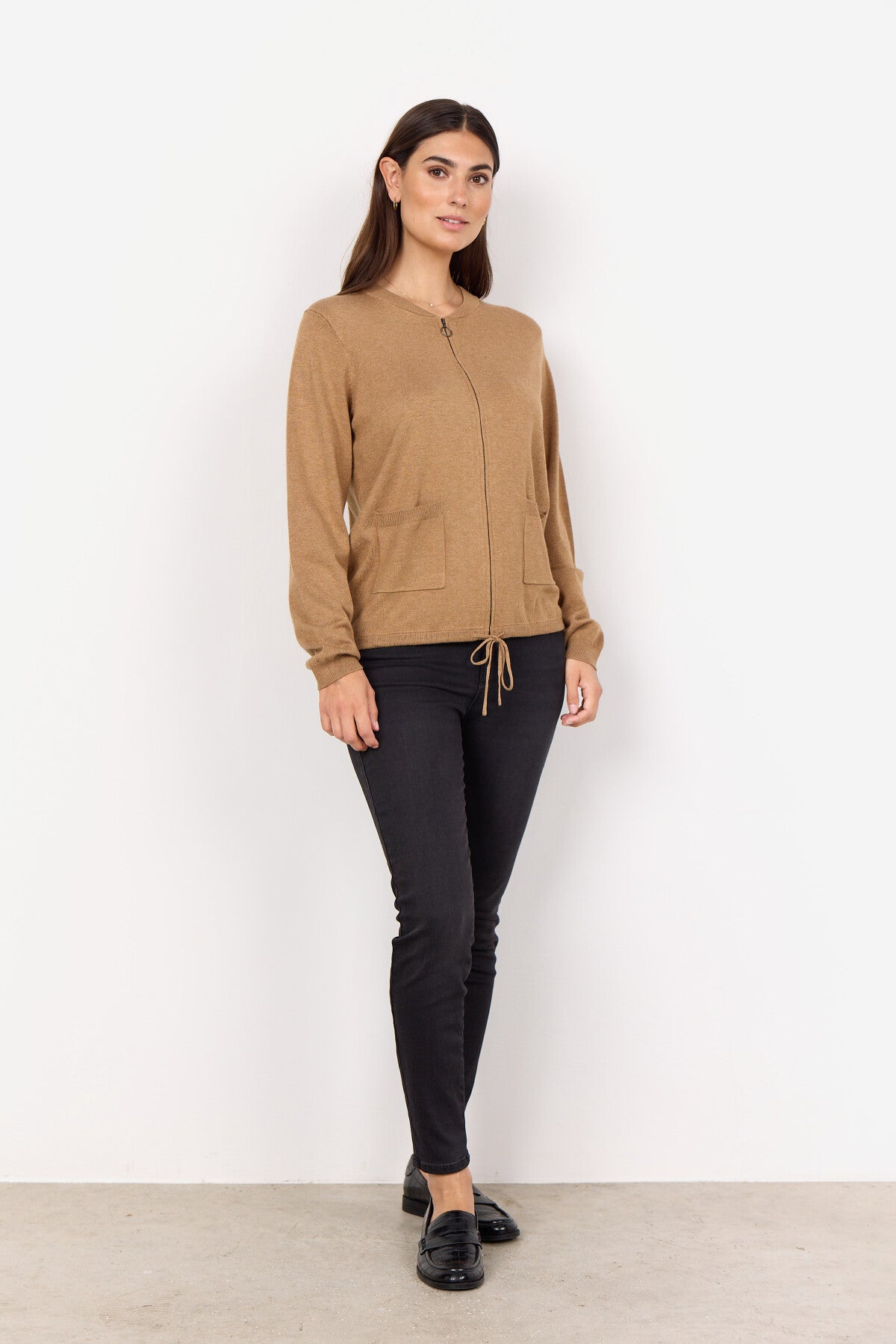 SC-DOLLIE 769 Cardigan Camel