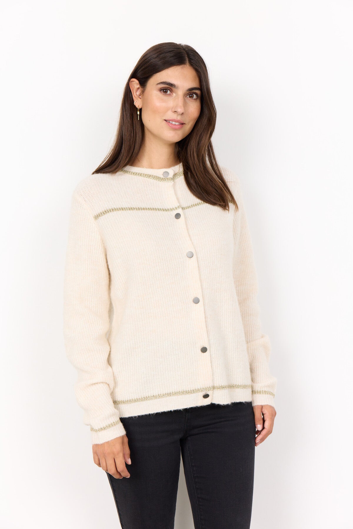 SC-NESSIE 64 Cardigan Creme