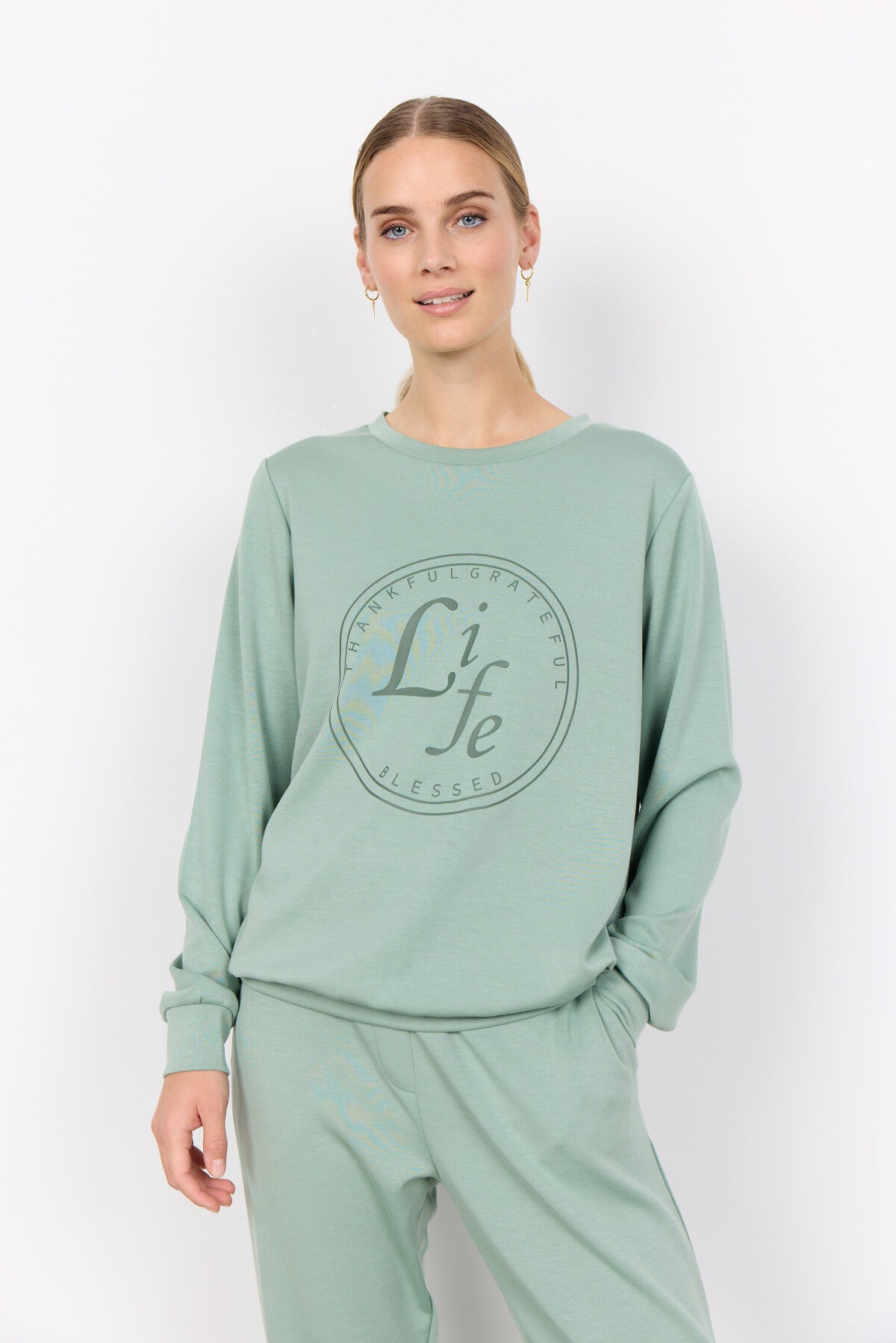 SC-BANU 210 Sweatshirt Lysegrøn