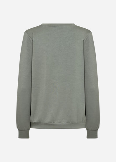 SC-BANU 210 Sweatshirt Støvet Grøn