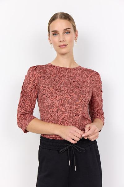 SC-MARICA AOP 311 T-shirt Rosa