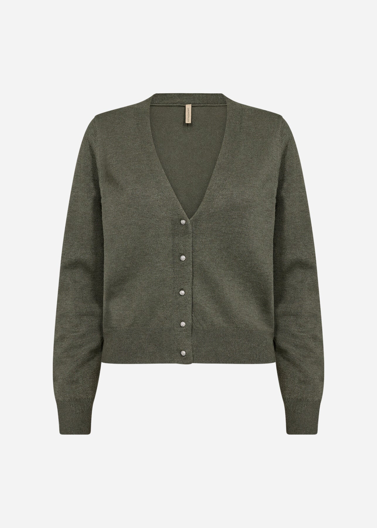 SC-DOLLIE 746 Cardigan Mørkegrøn