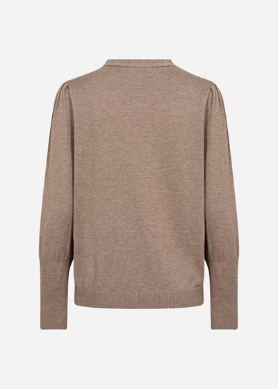 SC-NICOLINE 1 Pullover Mørk sand