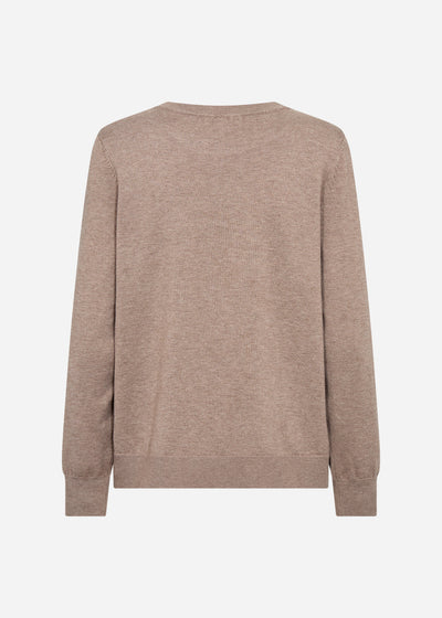 SC-NICOLINE 3 Pullover Mørk sand