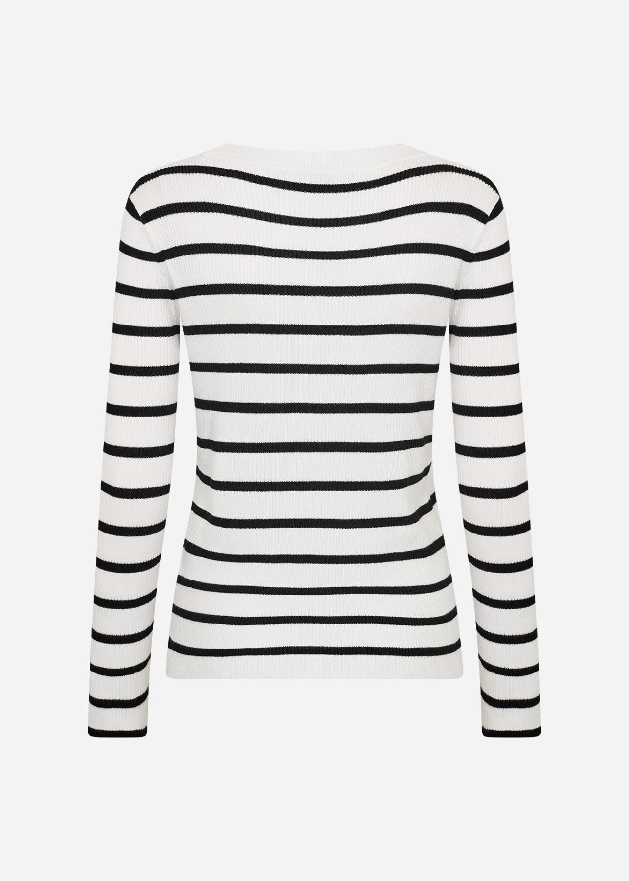 SC-DOLLIE STRIPE 777 Pullover Off white