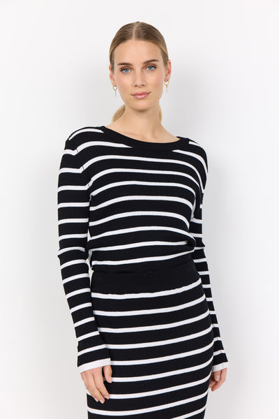 SC-DOLLIE STRIPE 777 Pullover Sort