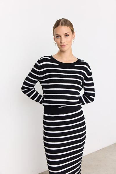 SC-DOLLIE STRIPE 777 Pullover Sort