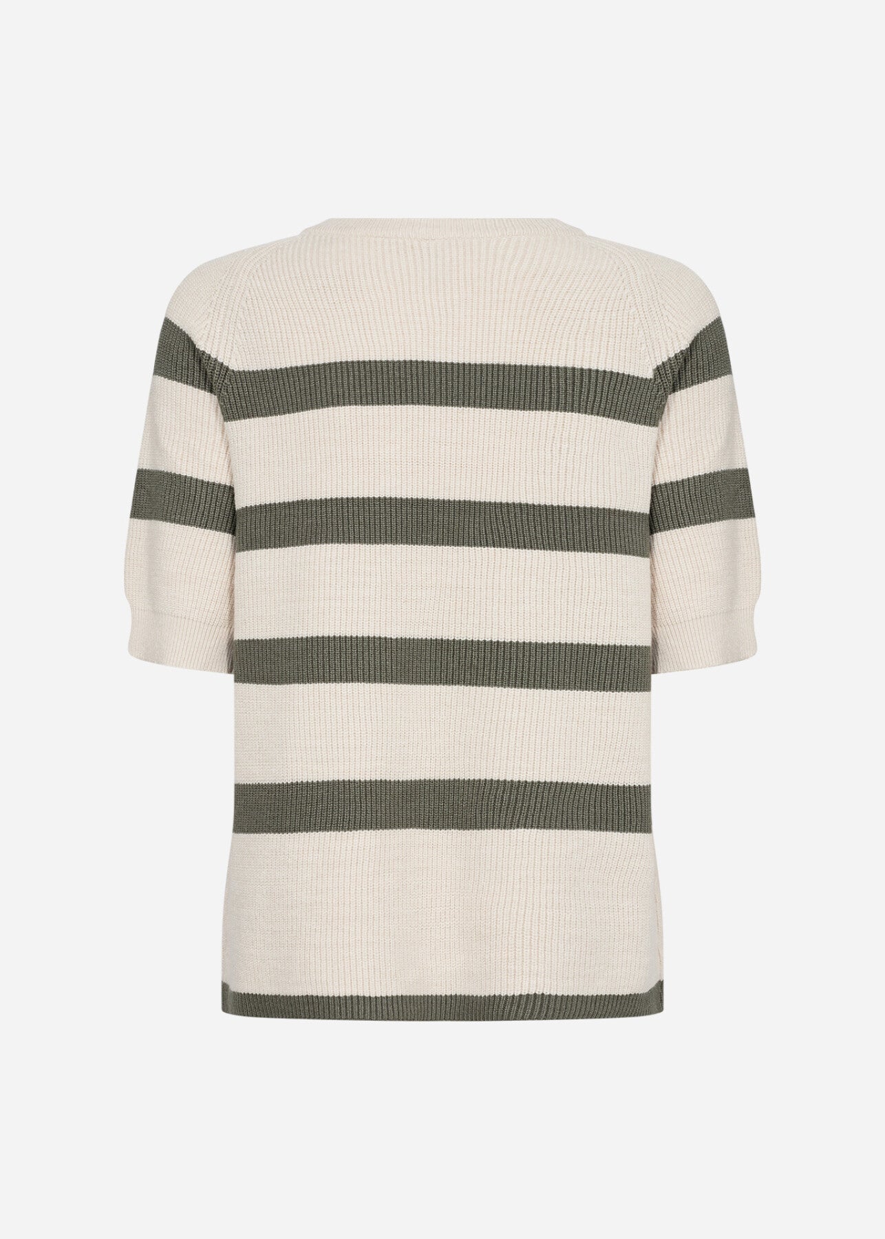 SC-KANITA STRIPE 19 Pullover Støvet Grøn