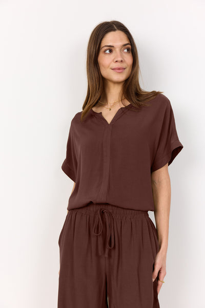 SC-RADIA 9 T-shirt Mørk brun