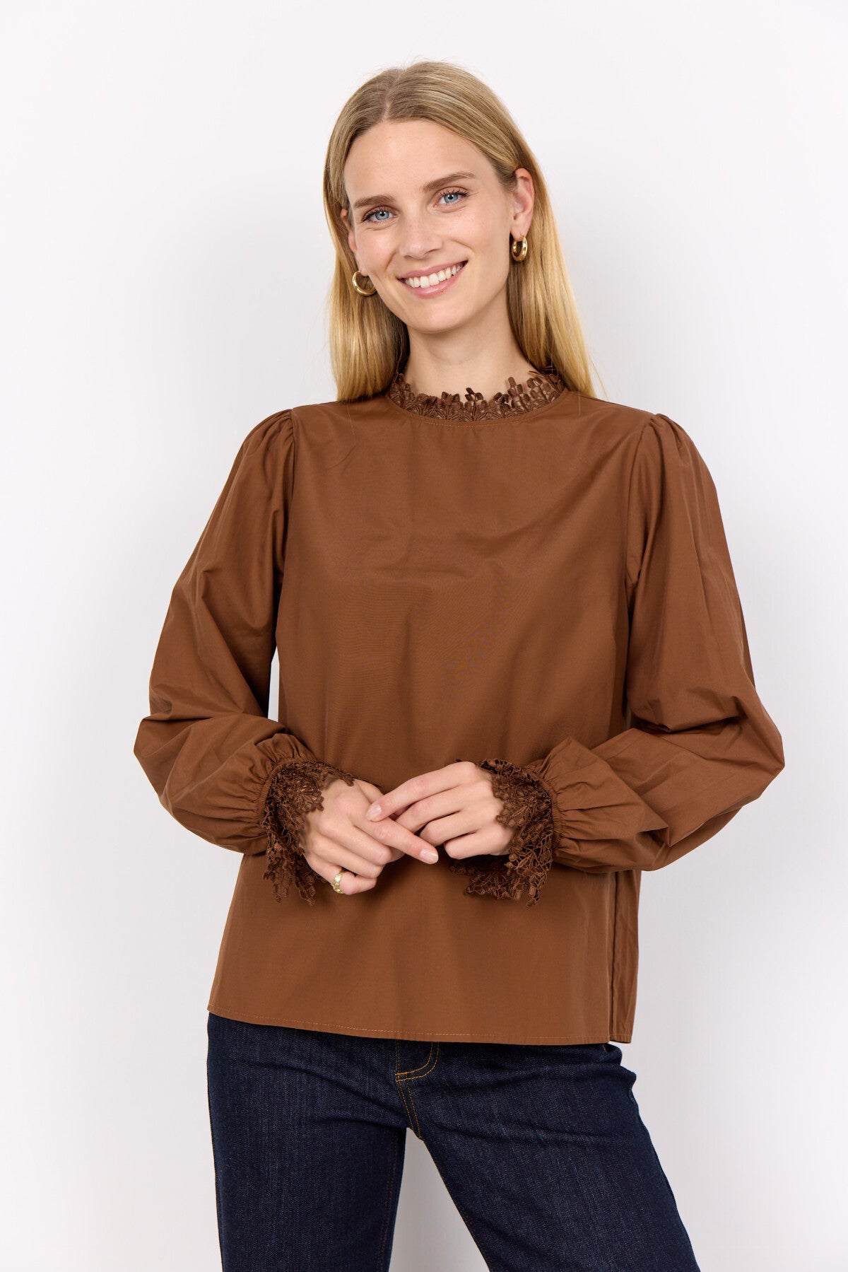 SC-NETTI 82 Bluse Brun