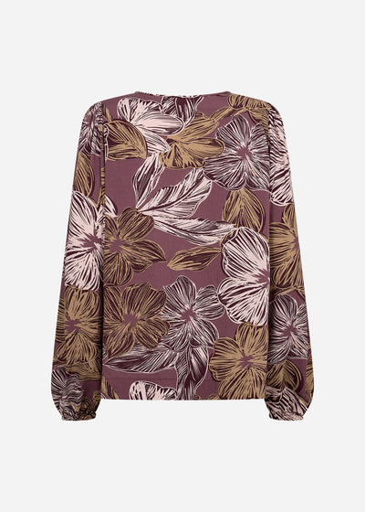 SC-ILONE 1 Bluse Bordeaux