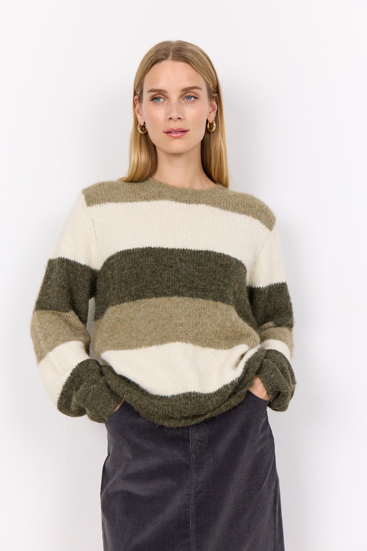 SC-ILENE 1 Pullover Oliven